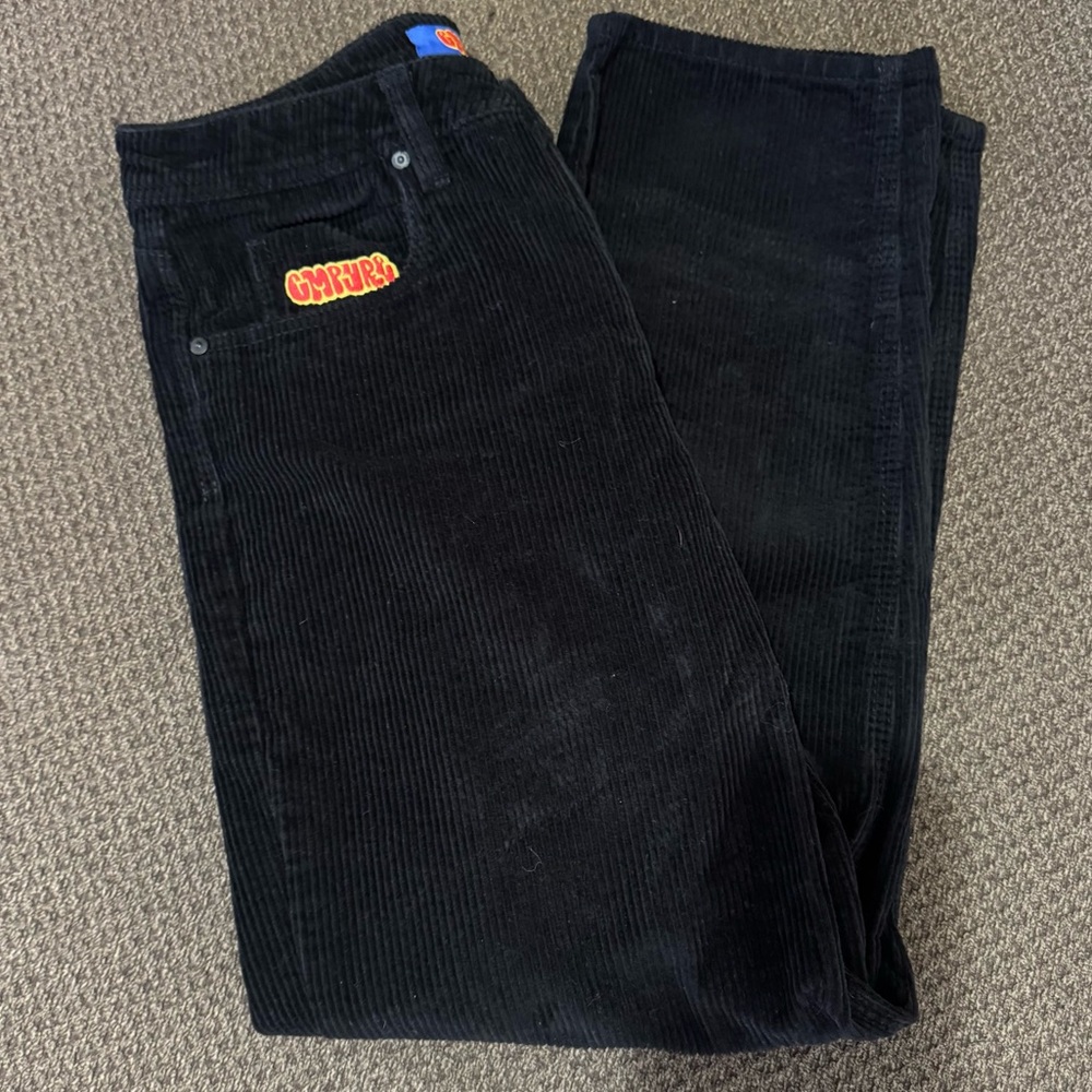 Black Corduroy Empyre Pants Size 27